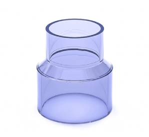 UPVC透明管件 異徑直通