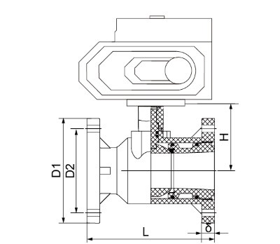 電動、氣動法蘭式球閥（Q641F-10S、Q941F-10S)(圖2)